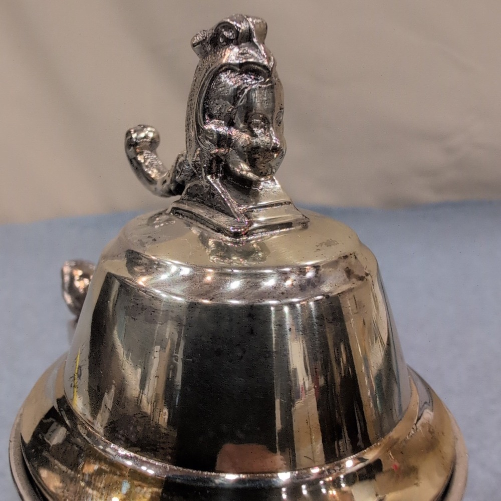 Antique Rogers Smith & Co Silver Plate Syrup Pitcher Figural 187 Meriden CT 1873 - Picture 2 of 7